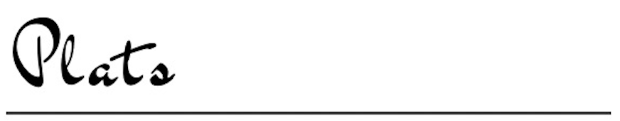 plats